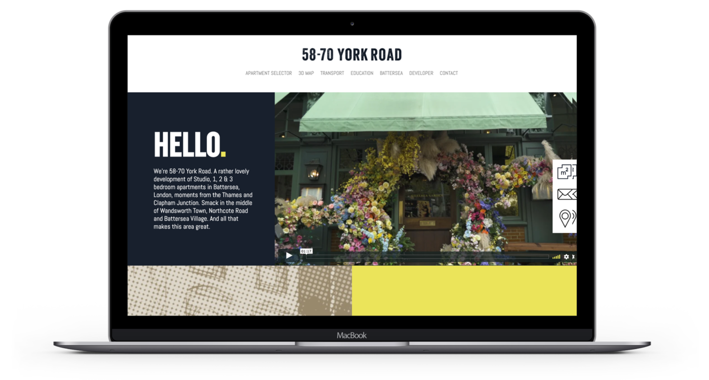 York Road homepage macbook